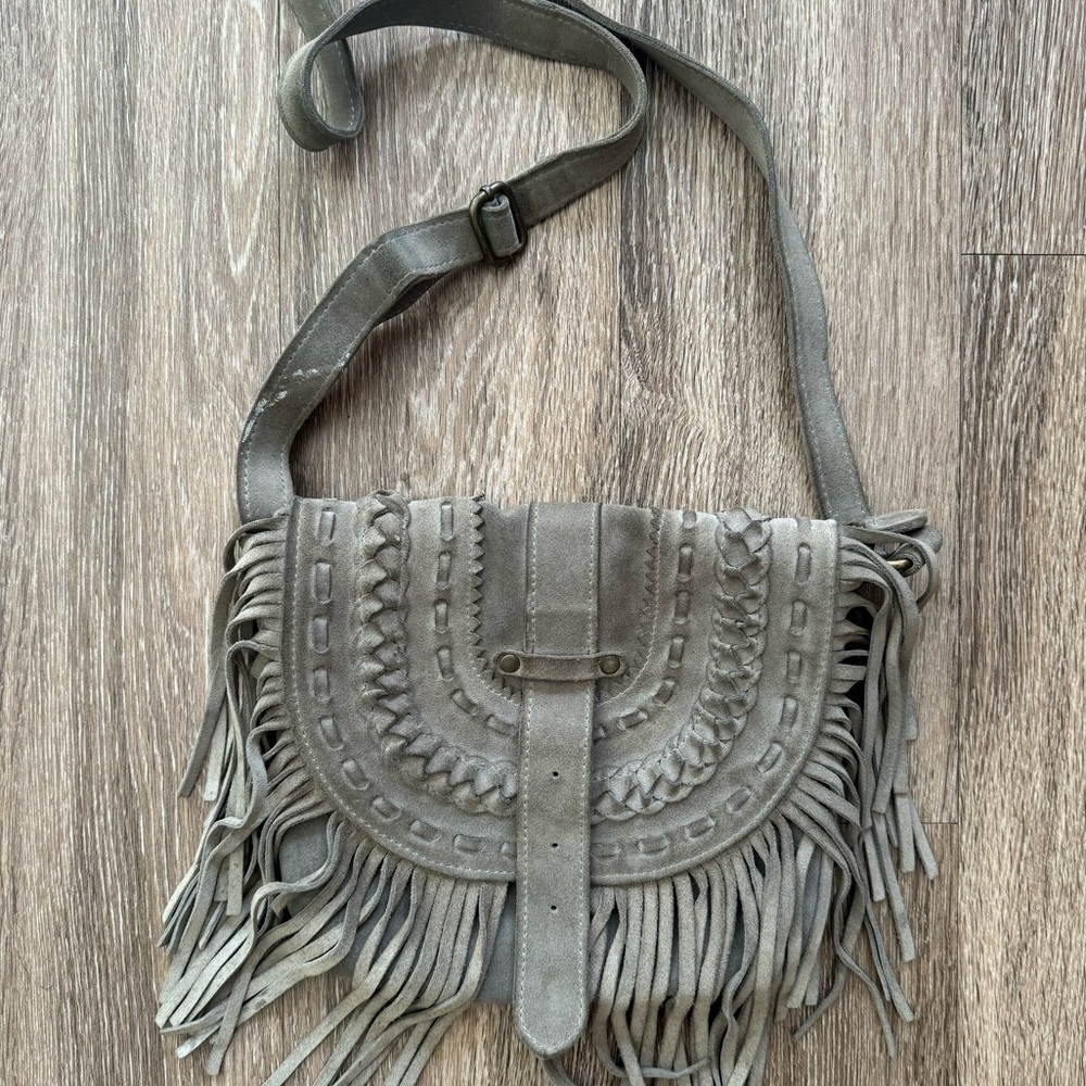 Handmade in Vietnam Genuine Suede Purse